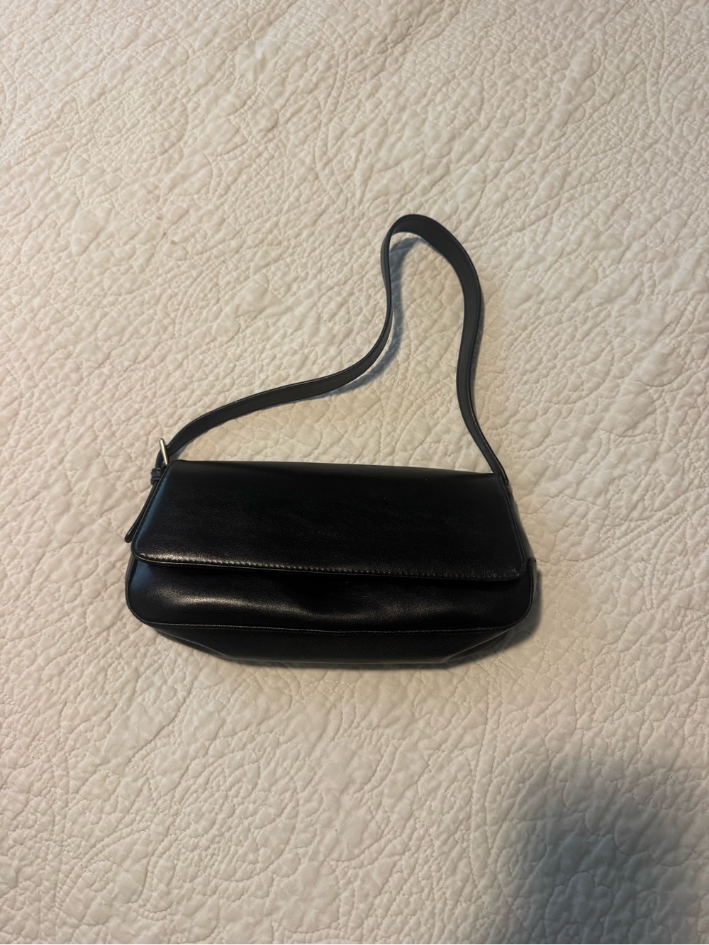 Coach Black Leather Shoulder Bag